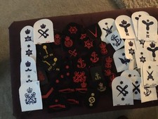 OVER 60 NEW ROYAL NAVY TRADE BADGES