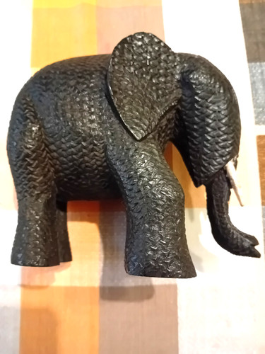 Ebony elephant with - elephant,