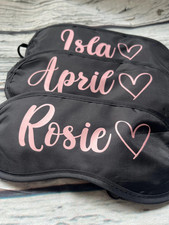 Eye masks Name Personalised sleep masks for kids, adults girls boys Party Bag 