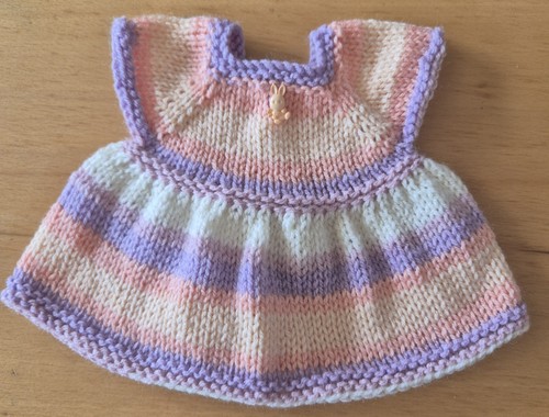 Dolls clothes hand knitted - , for