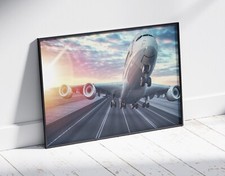 AEROPLANE POSTER TAKE OFF WALL