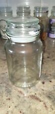 10 X Glass Jars With Airtight Lids Large (190g Size)