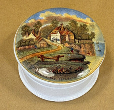 Antique prattware pegwell bay - prattware,