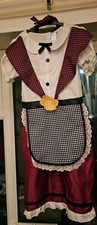 WELSH GIRLS FANCY DRESS TRADITIONAL COSTUME WALES ST DAVID’S DAY age 9-10  & Hat