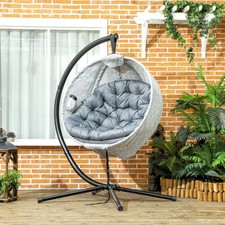Outsunny hanging egg chair - hanging,