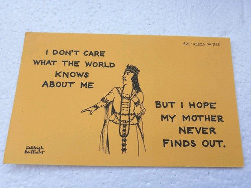 Vintage funny postcard - funny,