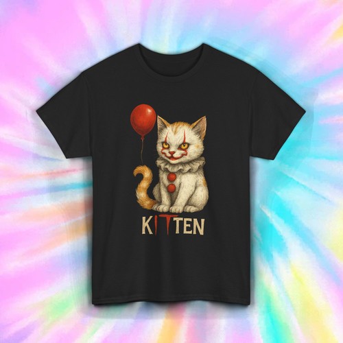 Scary kitten shirt funny cat - funny,