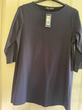 SMART BNWT M&S LONG NAVY  FINE