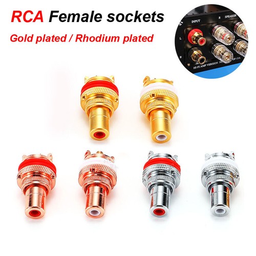 Rca phono female - female, chassis
