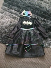 Batman Batgirl Fancy Dress Costume Age 5-6 Years Tu Halloween