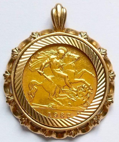 1982 half sovereign qeii - half, 4g