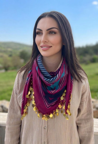 Gold coin embellished turkish - embellished,