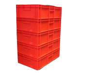 10 New RED Plastic Storage