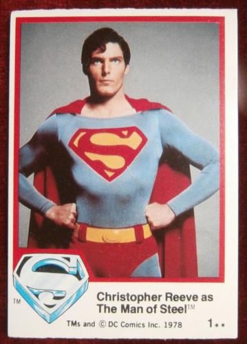 Superman card 01 - card,