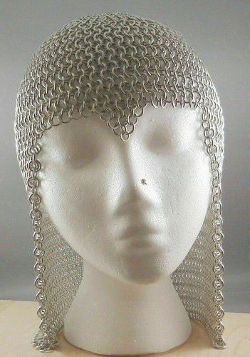 Chainmail coif chain - coif, hood