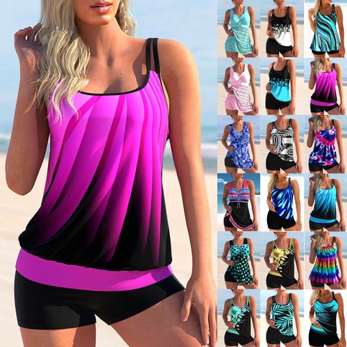 Womens padded tankini with boy - womens,