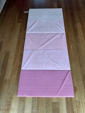 Ikea pale pink/pink folding gym/play mat 78x185cm, GUC