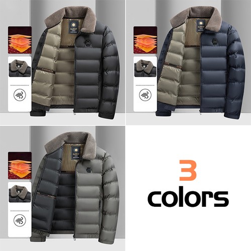 Mens winter padded jacket - mens,