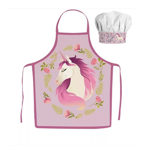 Kids apron chef hat set - kids,