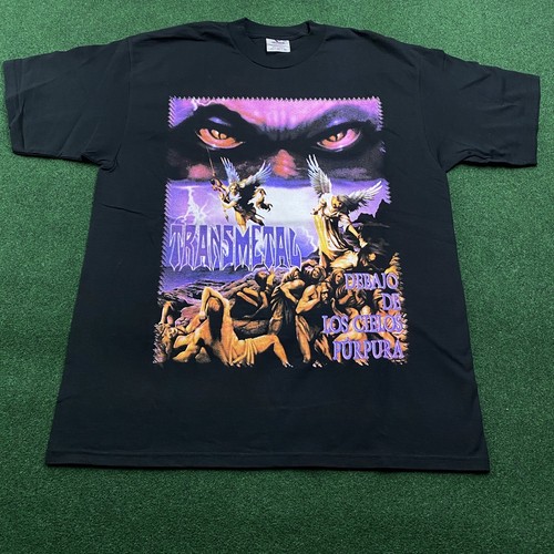 Vintage transmetal shirt mens - shirt,