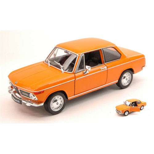 Bmw 2002 1972 orange - bmw, 1:24