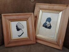 Superb Antique Pair of Framed