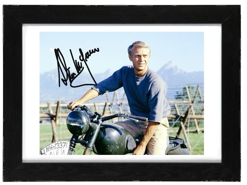 Steve mcqueen signed autograph - steve,