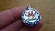 WW2 ERA ORIGINAL GLAMORGAN SPECIAL CONSTABLE METAL BADGE NUMBERED