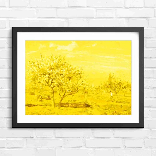 Blooming orchard trees spring - orchard,