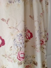 Classic Hemp Curtain Fabric 3.6m X 140cm Wide French Influenced Pattern