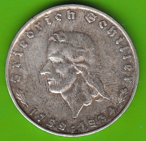 Silver coin reichsmark - silver, 2