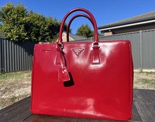 Authentic Prada Saffiano Red
