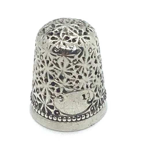 Victorian sterling thimble - sterling,