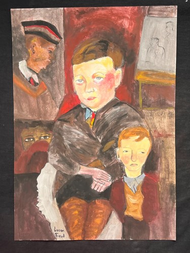 Lucian freud painting drawing - freud,