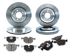 Drilled Grooved Front Rear