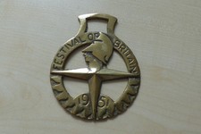 Festival Of Britain 1951 Star Souvenir Vintage Horse Brass Official Lot A