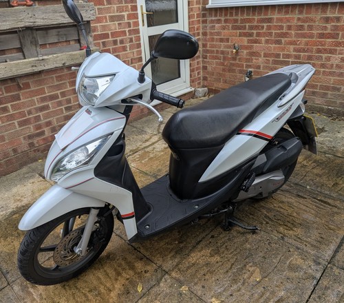 White honda vision 50cc moped - vision, moped-