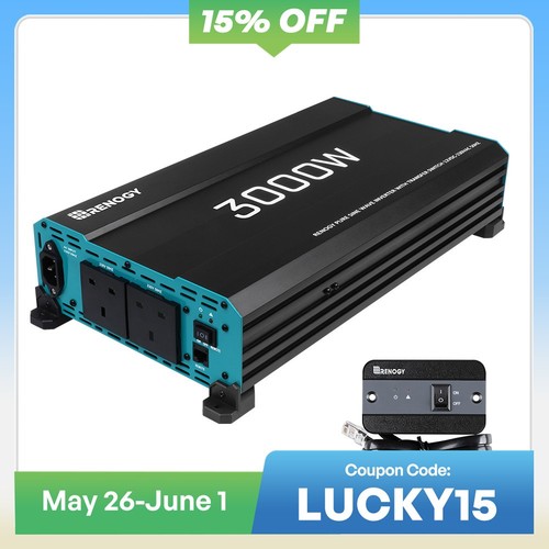 Renogy 3000w 12v - renogy, pure