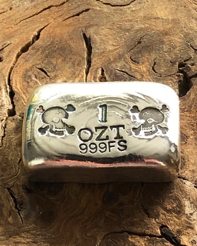 Hand poured 999 - fine, silver