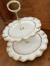 Royal Crown Derby Lombardy 2 Tier Serving Cake Stand  A1127
