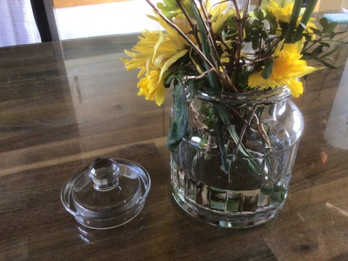 Small glass sweet - sweet, jar