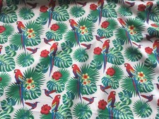 Parrot Tropical Fabric 100%