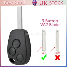 3B Car Key Fob Case for Renault Clio Modus Kangoo Master Twingo Vauxhall Vivaro