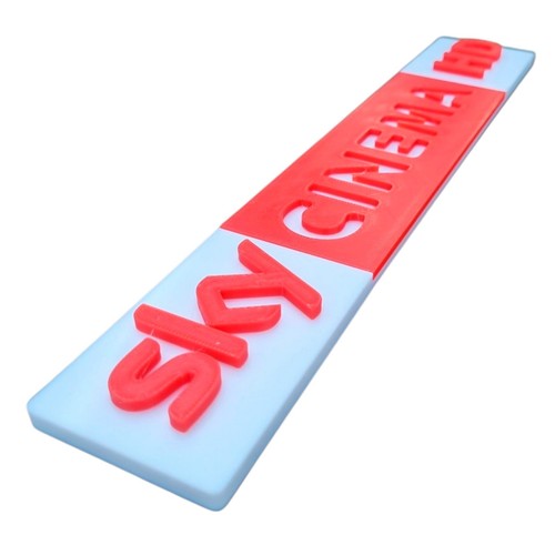 Sky cinema sign enhance - 3d, ::