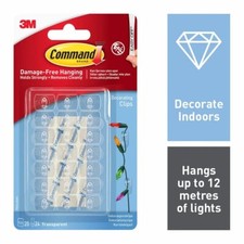 3M Command 20 Pack Mini Clear