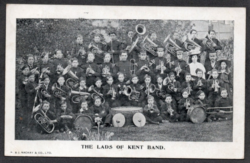 Postcard kent church - kent,
