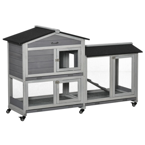 Tier rabbit hutch - 2-tier,