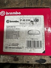 P 49 036 Brembo BRAKE PAD SET
