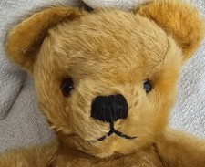 Beautiful Large Old Farnell type Mohair Teddy Bear circa 1950S Vintage 65cm tall