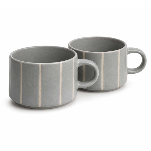Scandi home grey striped - grey,